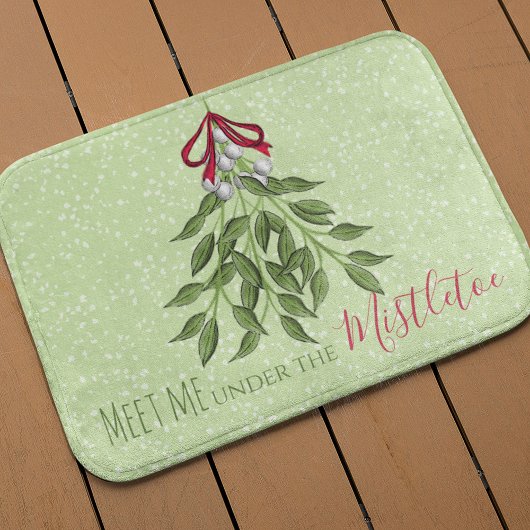 Trendy Whimsical Holiday Custom Cute Badmat