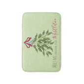 Trendy Whimsical Holiday Custom Cute Badmat (Voorkant Verticaal)