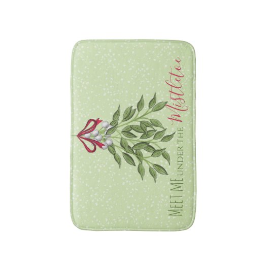 Trendy Whimsical Holiday Custom Cute Badmat (Voorkant Verticaal)