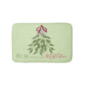Trendy Whimsical Holiday Custom Cute Badmat (Voorkant)