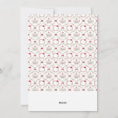 Trendy Whimsical Seasons Groeten Business Feestdagenkaart (Achterkant)