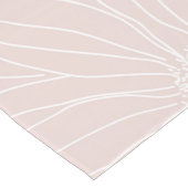 Trendy White Flowers schetst het 'Blush Pink'-ontw Medium Tafelloper (Hoek)