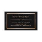 Trendy White Marble Makeup Artist Hair Salon