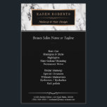 Trendy White Marble Makeup & Hair Beauty Salon Flyer<br><div class="desc">Trendy White Marble Makeup & Hair Beauty Salon Flyer. (1) Voor verdere aanpassing,  gelieve de "pas verder"verbinding aan en ons ontwerphulpmiddel te gebruiken om deze sjabloon te wijzigen. (2) Neem contact met me op als je hulp of overeenkomende objecten nodig hebt.</div>