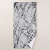 Trendy White Marble Stone - Badhanddoek (Badhanddoek)
