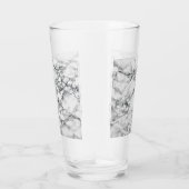 Trendy White Marble Stone Glas (Rechts)