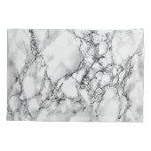 Trendy White Marble Stone Kussensloop (Achterkant)