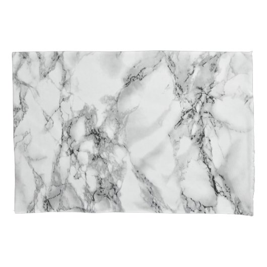 Trendy White Marble Stone Kussensloop (Voorkant)