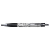 Trendy White Marble Stone - Modern Pen (Achterkant)