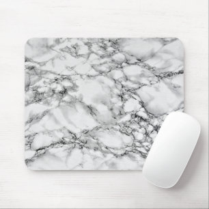 Trendy White Marble Stone Muismat