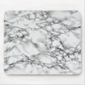 Trendy White Marble Stone Muismat (Voorkant)