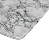 Trendy White Marble Stone Snijplank (Hoek)