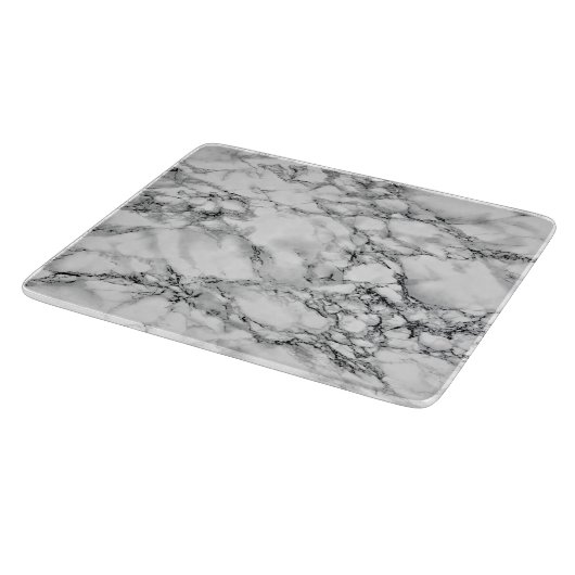 Trendy White Marble Stone Snijplank (Hoek)