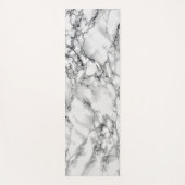 Trendy White Marble Stone Yogamat (Voorkant)