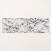 Trendy White Marble Stone Yogamat (Voorkant (horizontaal))