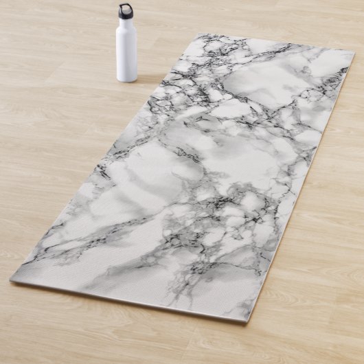 Trendy White Marble Stone Yogamat (In situ)