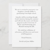 Trendy White Text Overlay | AFSTUDEREN | | Foto An Aankondiging (Achterkant)