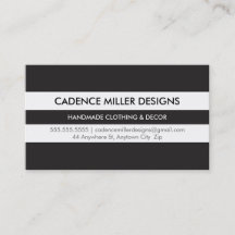 TRENDY WIDE STRIPE modern minimaal vet zwart