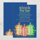 Trendy-wijnflessen zijn voorzien van een balie-uit kaart (Voorkant / Achterkant)