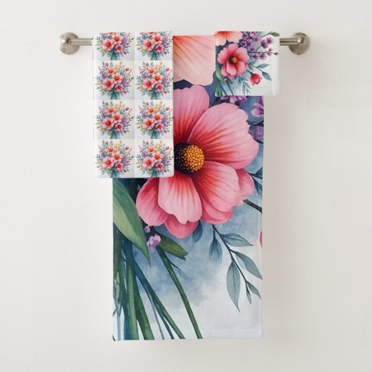 Trendy Wildflowers Beautiful Luxury Collection Bad Handdoek (Insitu)