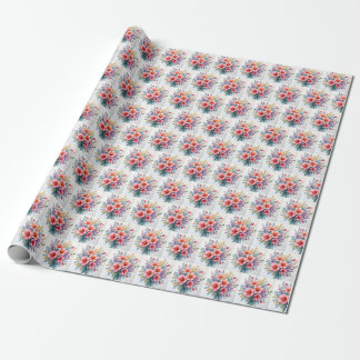 Trendy Wildflowers Beautiful Luxury Collection Cadeaupapier