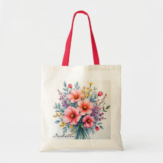 Trendy Wildflowers Beautiful Luxury Collection Tote Bag