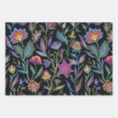 Trendy William Morris Flowers en vogels Inpakpapier Vel (Voorkant 2)