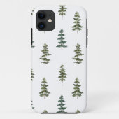 Trendy Winter | Kerstboompatroon Case-Mate iPhone Case (Achterkant)