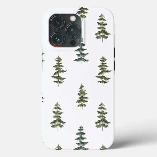 Trendy Winter | Kerstboompatroon Case-Mate iPhone Case (Achterkant)
