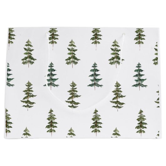 Trendy Winter | Kerstboompatroon Groot Cadeauzakje (Voorkant)