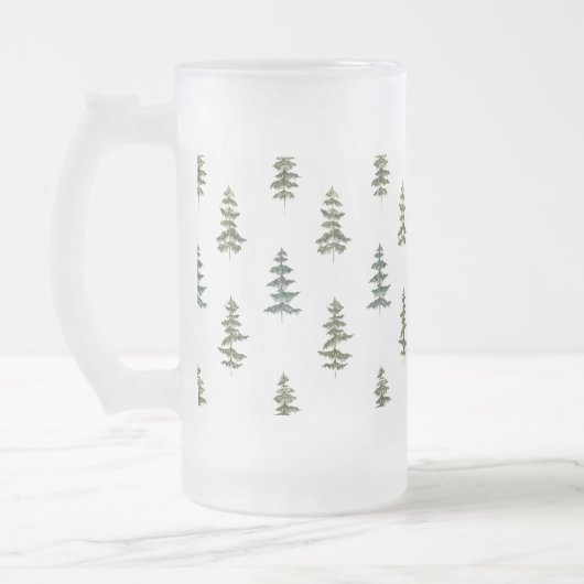 Trendy Winter | Kerstboompatroon Matglas Bierpul (Links)
