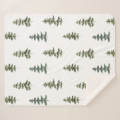 Trendy Winter | Kerstboompatroon Sherpa Deken (Voorkant (horizontaal))