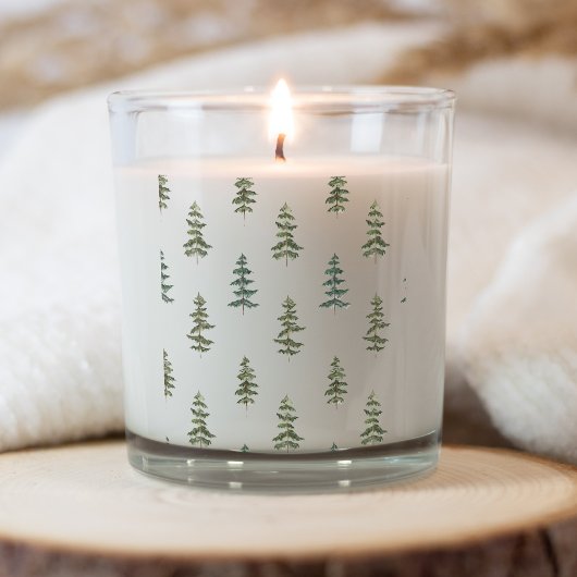 Trendy Winter | Kerstboompatroon Vierkante Sticker