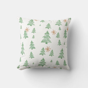 Trendy Winter Unieke Kerstboom Sterren Kussen