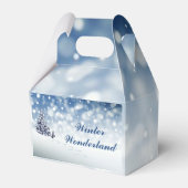 Trendy Wintry Winter Wonderland Bedankdoosjes (Voorkant Zijde)