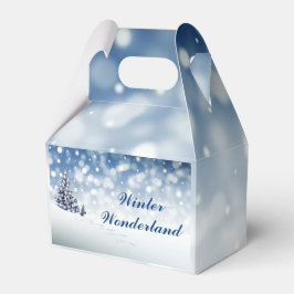 Trendy Wintry Winter Wonderland Bedankdoosjes