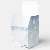 Trendy Wintry Winter Wonderland Heart Bedankdoosjes (Geopend)