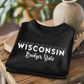 Trendy Wisconsin Badger State T-shirt