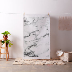 Trendy wit en zwart marmeren textuur stof