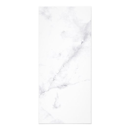 Trendy wit marmer Roos gouden lippen prijslijst Reclamekaart (Achterkant)