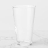 Trendy Witte Eenhoorn & Sterren Glas (Links)