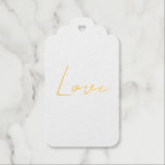 Trendy Witte Liefde Bruiloft Handschrift Naam Cadeaulabels<br><div class="desc">Eenvoudig minimalistische Design. Ze zijn allemaal eenvoudig,  modern,  aantrekkelijk.</div>