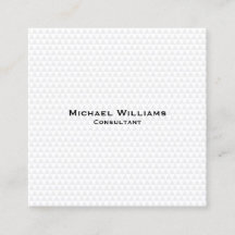 Trendy Witte Moderne Geometrische Patroon Professi