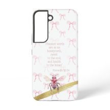 Trendy Witte Roze Coquette Grid Faith Roze Bij