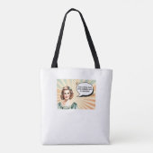 Trendy Woman's Quote Tas (Achterkant)