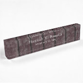 Trendy Wood Design Plain Professional Naambordje