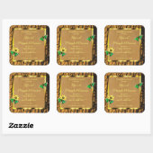 Trendy Wood Grain Rustic Tree Bark Product Labels (Vel)