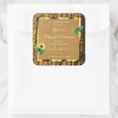 Trendy Wood Grain Rustic Tree Bark Product Labels (Tas)