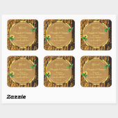 Trendy Wood Grain Rustic Tree Bark Product Labels (Vel)