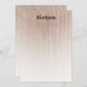 Trendy Wood Let op Elegant Sjabloon Distress Text (Voorkant / Achterkant)